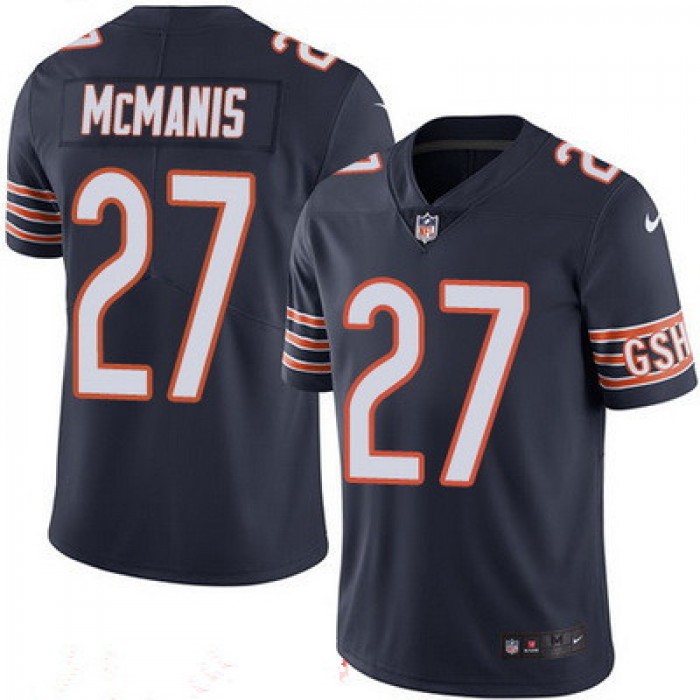 Men's Chicago Bears #27 Sherrick McManis Navy Blue 2016 Color Rush Stitched NFL Nike Limited Jersey