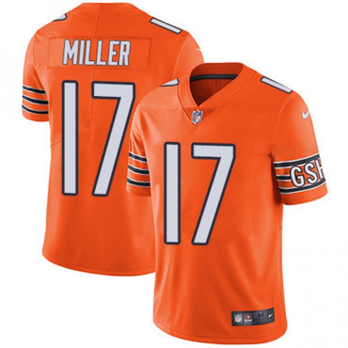 Nike Bears #17 Anthony Miller Orange Youth Stitched NFL Limited Rush Jersey