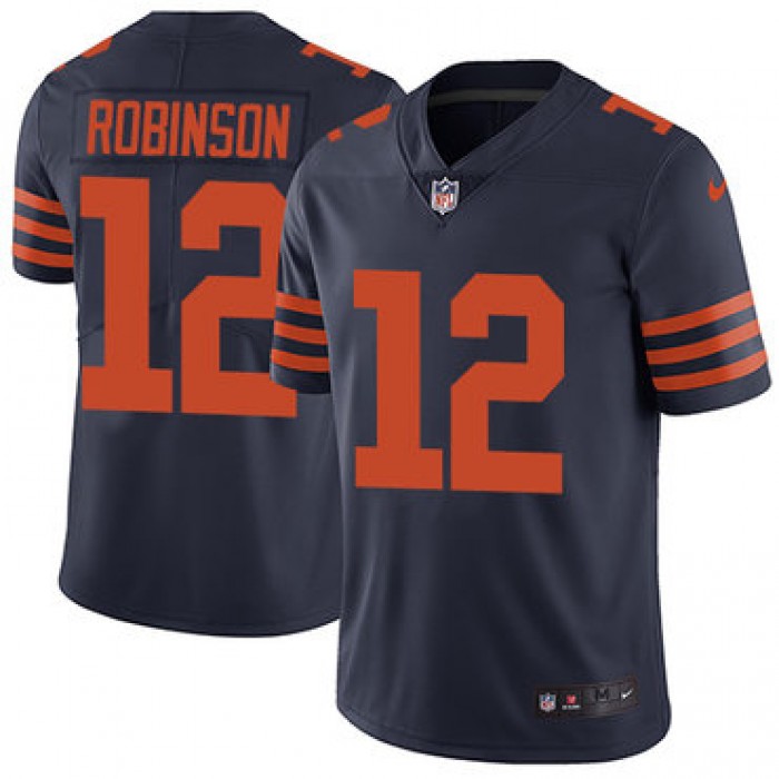 Nike Bears #12 Allen Robinson Navy Blue Alternate Youth Stitched NFL Vapor Untouchable Limited Jersey