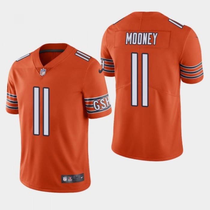 Men's Chicago Bears #11 Darnell Mooney Orange 2020 Draft Vapor Limited Jersey