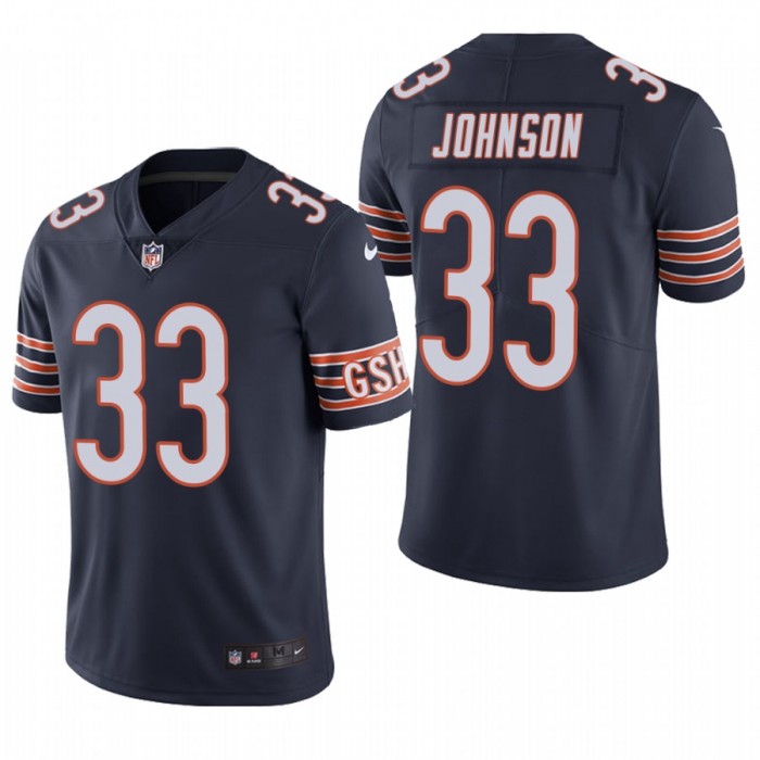 Men's Chicago Bears #33 Jaylon Johnson Navy Color Rush Limited 2020 NFL Draft Jersey