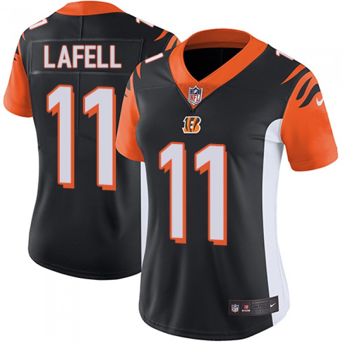 Women's Nike Cincinnati Bengals #11 Brandon LaFell Black Team Color Stitched NFL Vapor Untouchable Limited Jersey