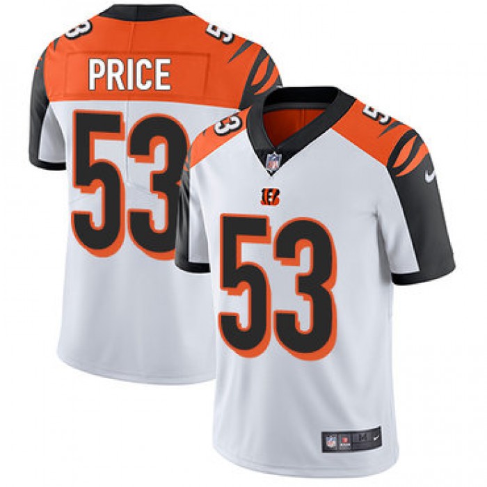Nike Bengals #53 Billy Price White Youth Stitched NFL Vapor Untouchable Limited Jersey