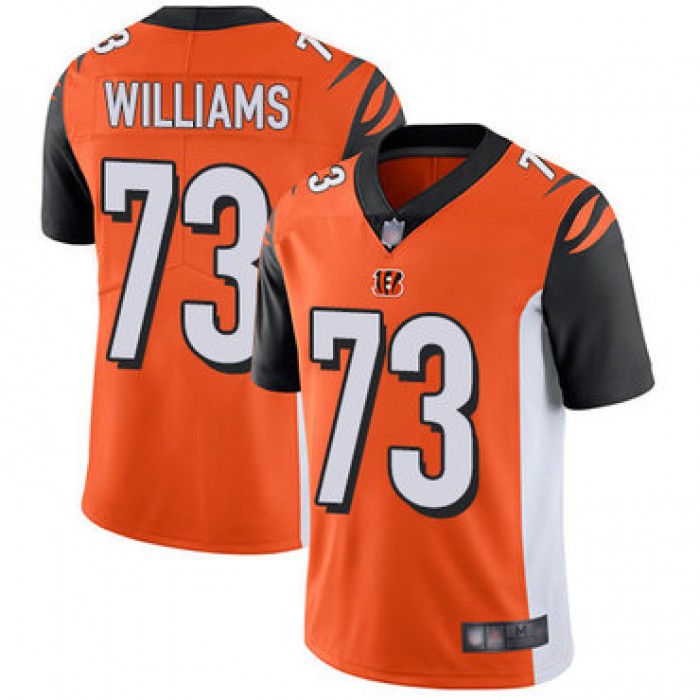 Bengals #73 Jonah Williams Orange Alternate Men's Stitched Football Vapor Untouchable Limited Jersey