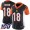 Nike Bengals #18 A.J. Green Black Team Color Women's Stitched NFL 100th Season Vapor Limited Jersey