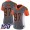 Nike Bengals #97 Geno Atkins Silver Women's Stitched NFL Limited Inverted Legend 100th Season Jersey