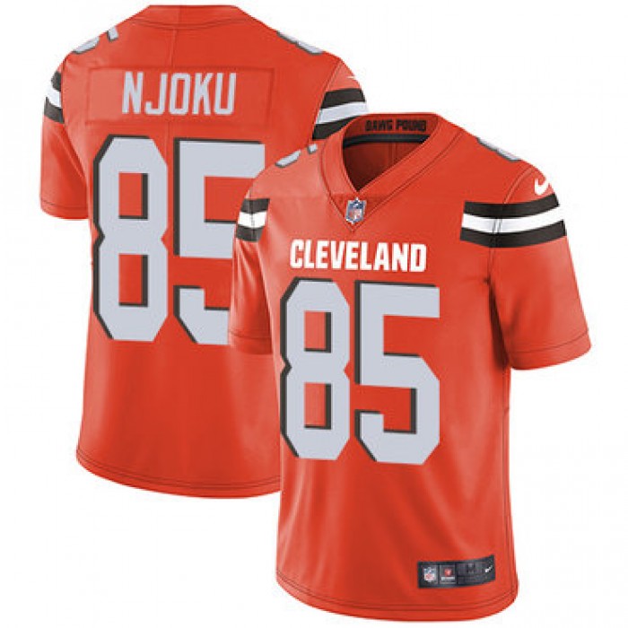 Nike Cleveland Browns #85 David Njoku Orange Alternate Men's Stitched NFL Vapor Untouchable Limited Jersey