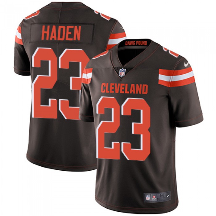 Nike Cleveland Browns #23 Joe Haden Brown Team Color Men's Stitched NFL Vapor Untouchable Limited Jersey