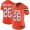 Browns #26 Greedy Williams Orange Alternate Women's Stitched Football Vapor Untouchable Limited Jersey