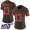 Browns #13 Odell Beckham Jr Brown Women's Stitched Football Limited Rush 100th Season Jersey