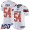 Nike Browns #54 Olivier Vernon White Women's Stitched NFL 100th Season Vapor Limited Jersey