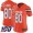 Nike Browns #80 Jarvis Landry Orange Alternate Women's Stitched NFL 100th Season Vapor Limited Jersey