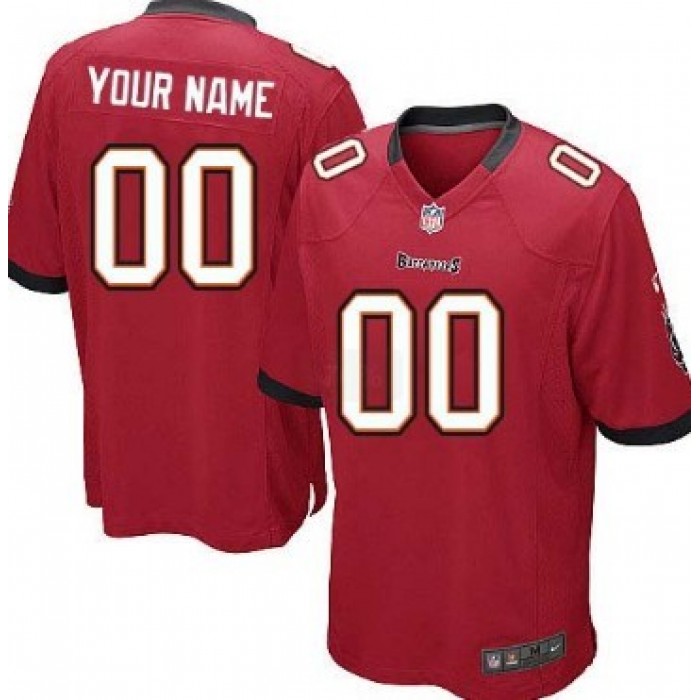 Kid's Nike Tampa Bay Buccaneers Customized Red Game Jersey