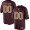 Men's Nike Washington Redskins Customized Red With Gold Limited Jersey