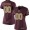 Women's Nike Washington Redskins Customized Red With Gold Limited Jersey