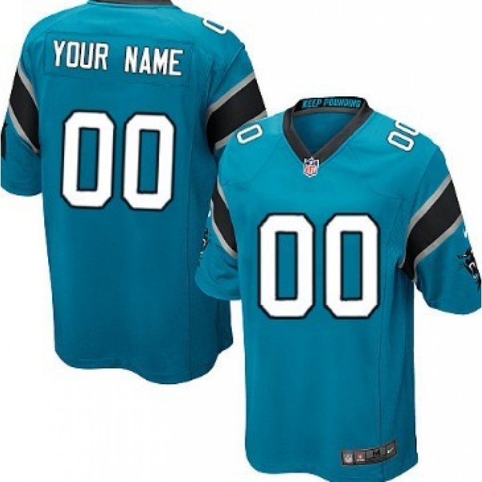 Men's Nike Carolina Panthers Customized Blue Game Jersey