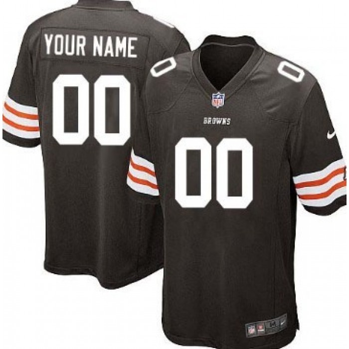 Kid's Nike Cleveland Browns Customized Brown Limited Jersey