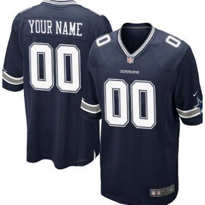 Kid's Nike Dallas Cowboys Customized Blue Limited Jersey