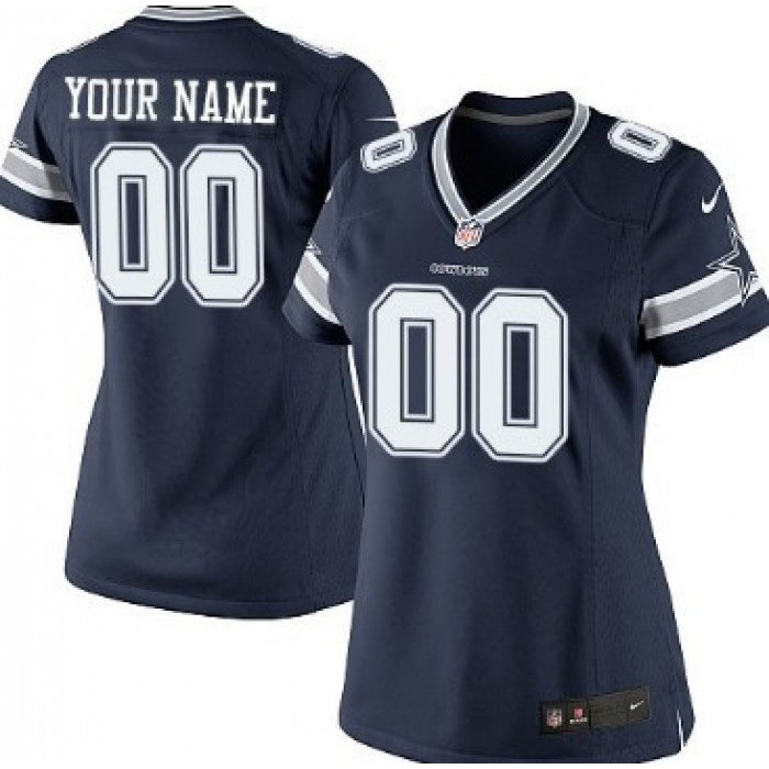 Women's Nike Dallas Cowboys Customized Blue Game Jersey