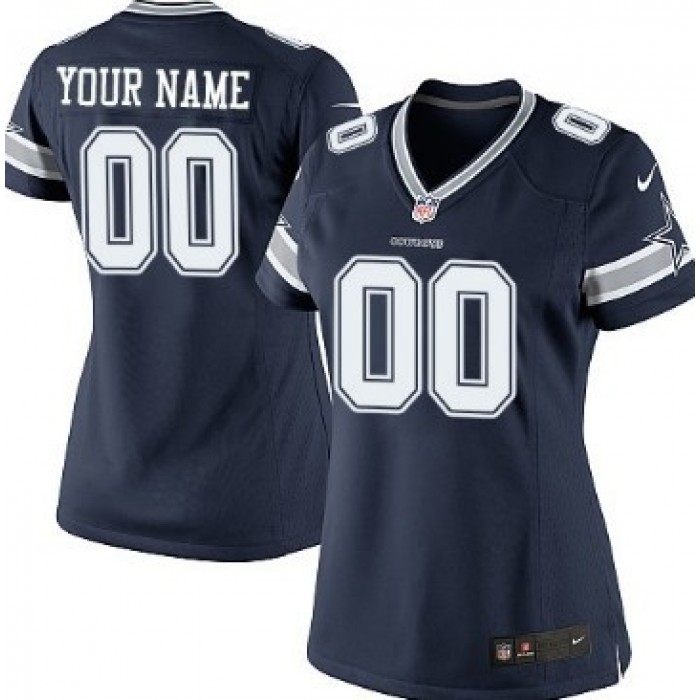 Women's Nike Dallas Cowboys Customized Blue Limited Jersey