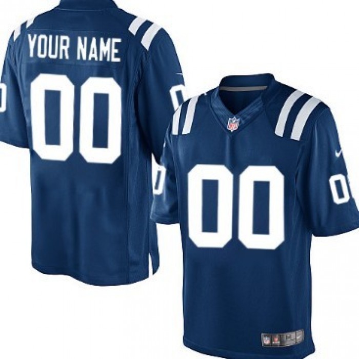 Men's Nike Indianapolis Colts Customized Blue Limited Jersey