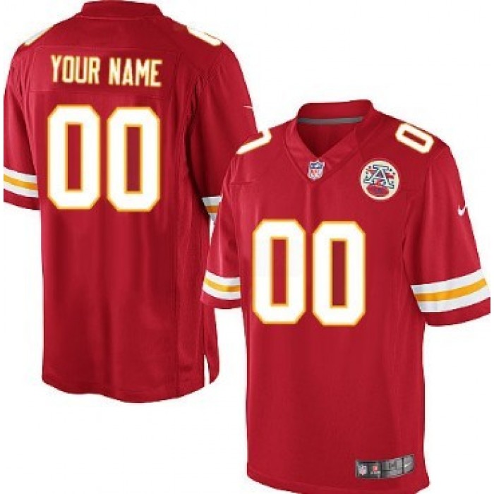 Men's Nike Kansas City Chiefs Customized Red Limited Jersey