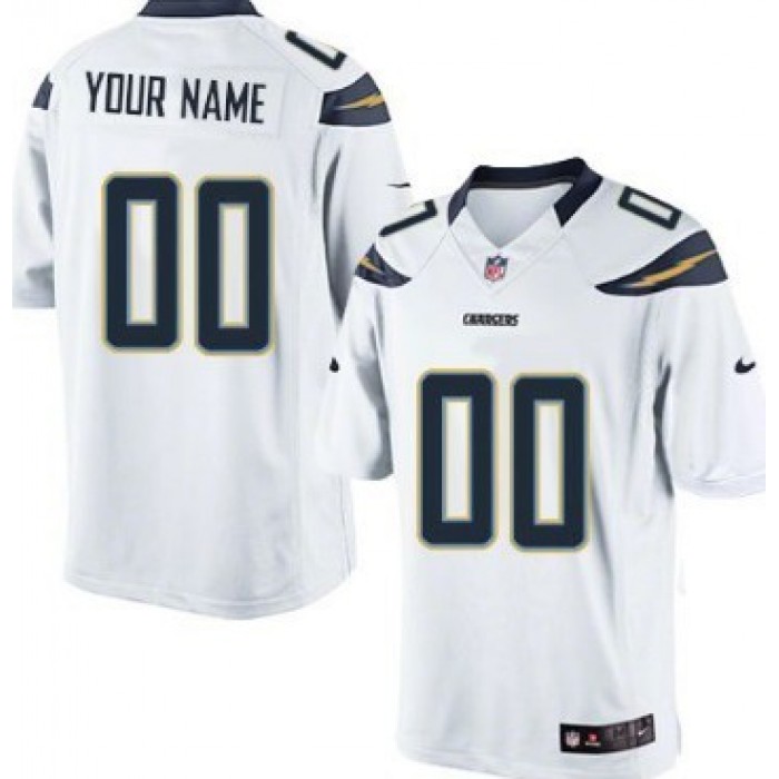 Men's Nike San Diego Chargers Customized White Limited Jersey