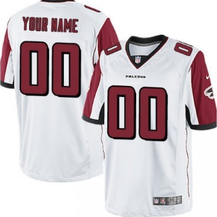 Men's Nike Atlanta Falcons Customized White Game Jersey