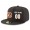 Cincinnati Bengals Custom Snapback Cap NFL Player Black with White Number Stitched Hat
