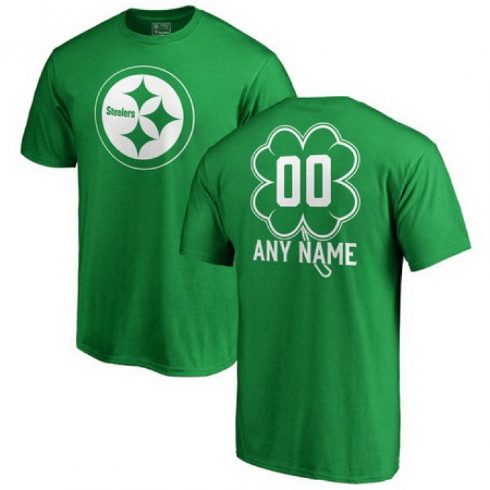 Pittsburgh Steelers Pro Line by Fanatics Branded Custom Dubliner T-Shirt - Kelly Green
