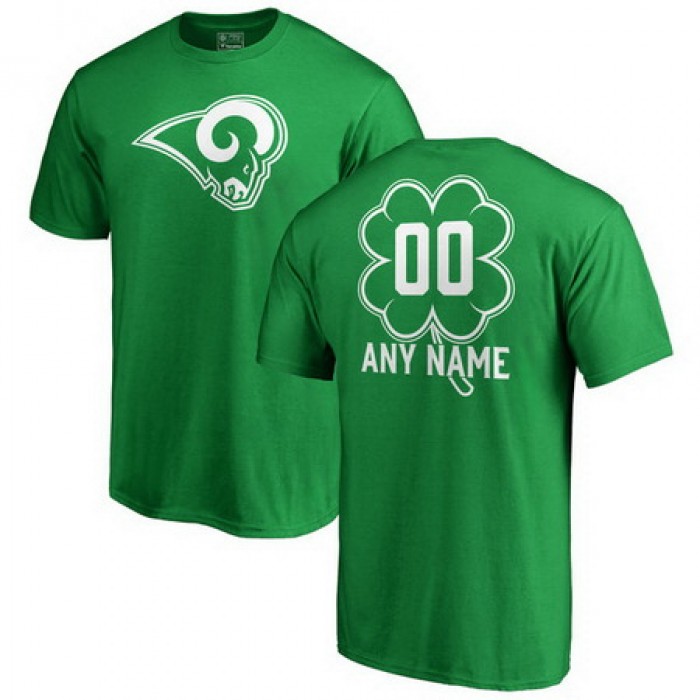 Los Angeles Rams Pro Line by Fanatics Branded Custom Dubliner T-Shirt - Kelly Green