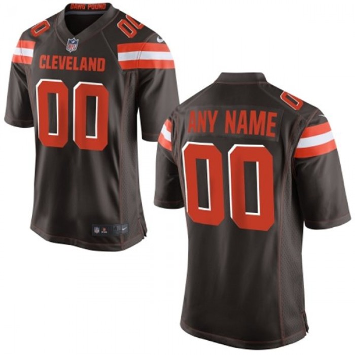 Men's Nike Cleveland Browns Customized 2015 Brown Limited Jersey