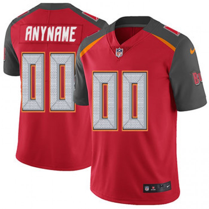 Men's Nike Tampa Bay Buccaneers Red Customized Vapor Untouchable Player Limited Jersey