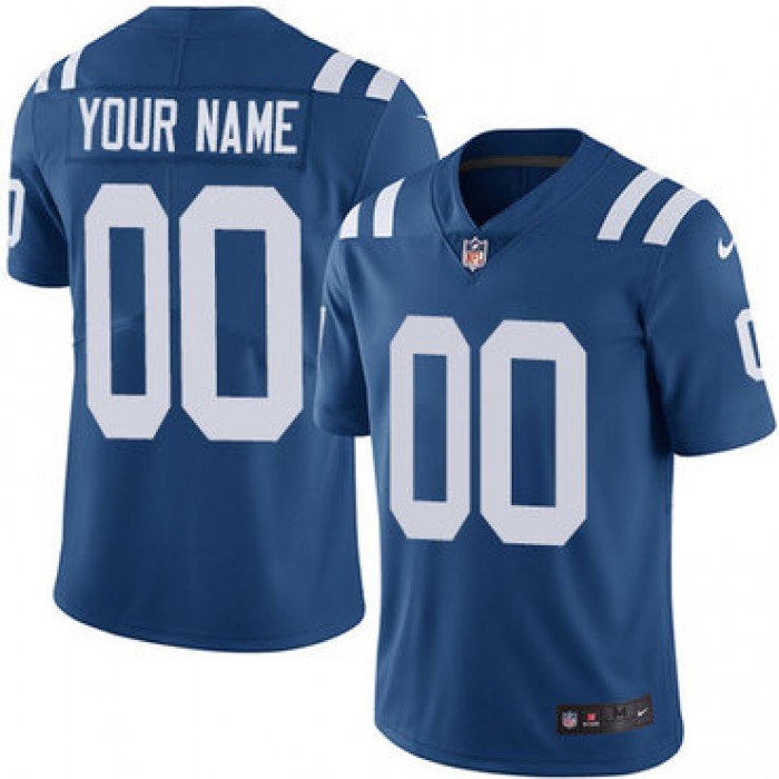 Men's Nike Indianapolis Colts Blue Customized Vapor Untouchable Player Limited Jersey