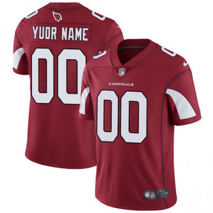 Youth Nike Customized NFL Arizona Cardinals Limited Vapor Untouchable Red Jersey