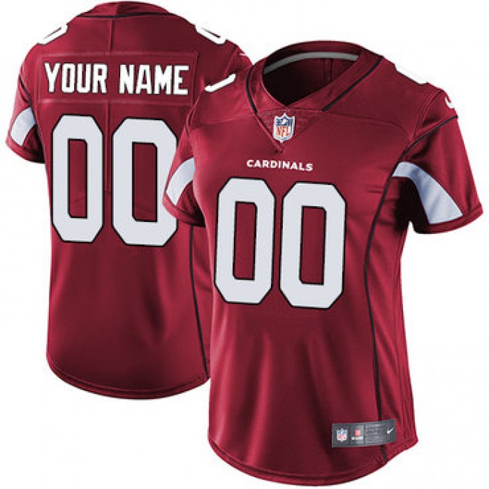 Women's Nike Customized NFL Arizona Cardinals Limited Vapor Untouchable Red Jersey