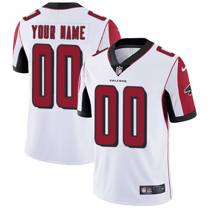 Nike Men's Customized NFL Atlanta Falcons Road White Vapor Untouchable Limited Jersey