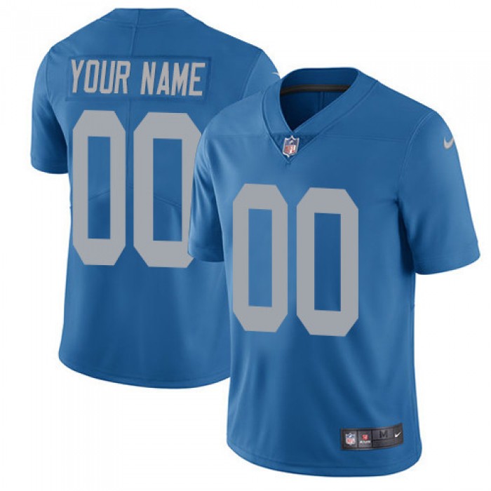 Youth Nike Detroit Lions Alternate Blue Customized Vapor Untouchable Limited NFL Jersey