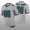 Men's Philadelphia Eagles Custom Silver Inverted Legend Jersey
