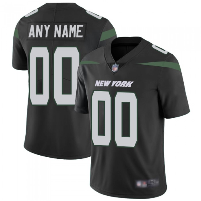 Customized New York Jets Alternate Youth Black Vapor Untouchable Football Limited Jersey