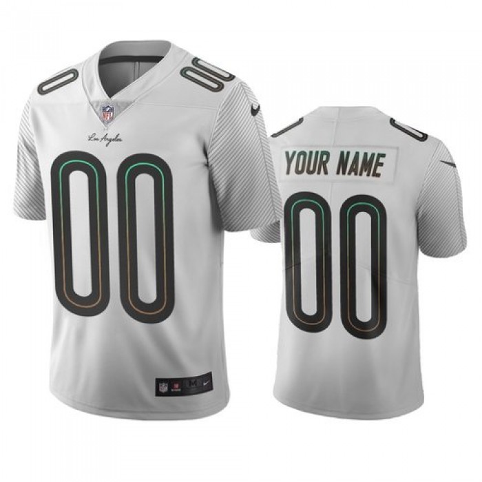 Los Angeles Chargers Custom White Vapor Limited City Edition NFL Jersey