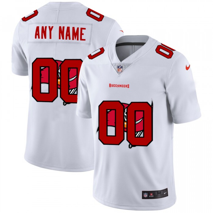 Nike Tampa Bay Buccaneers Customized White Team Big Logo Vapor Untouchable Limited Jersey