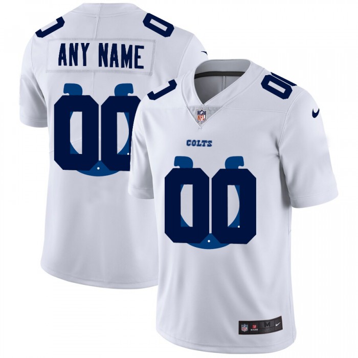 Nike Indianapolis Colts Customized White Team Big Logo Vapor Untouchable Limited Jersey