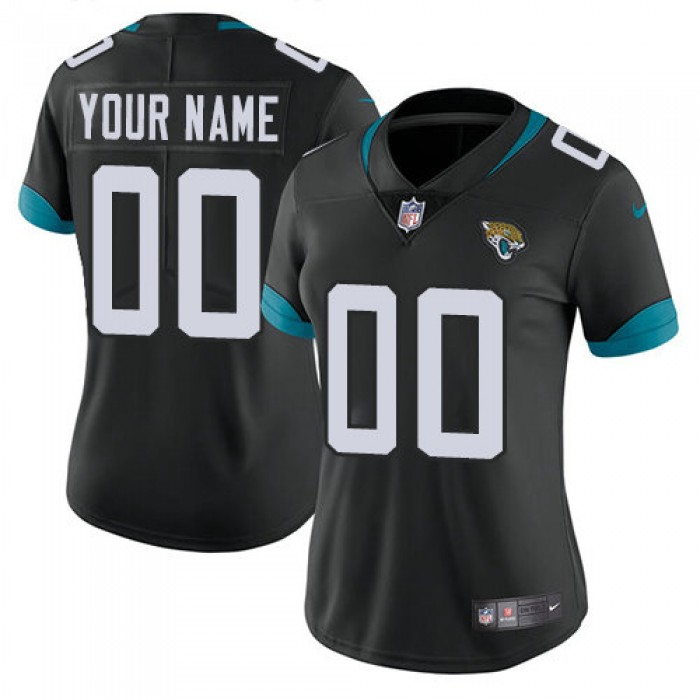 Women's Nike Jacksonville Jaguars Black Alternate Stitched Custom NFL Vapor Untouchable Limited Jersey