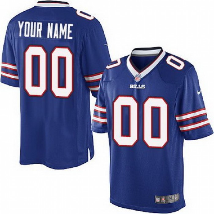 Men's Nike Buffalo Bills Customized 2013 Light Blue Game Jersey