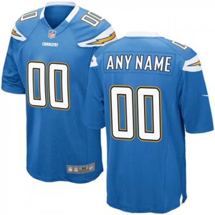 Men's Nike San Diego Chargers Customized 2013 Light Blue Game Jersey