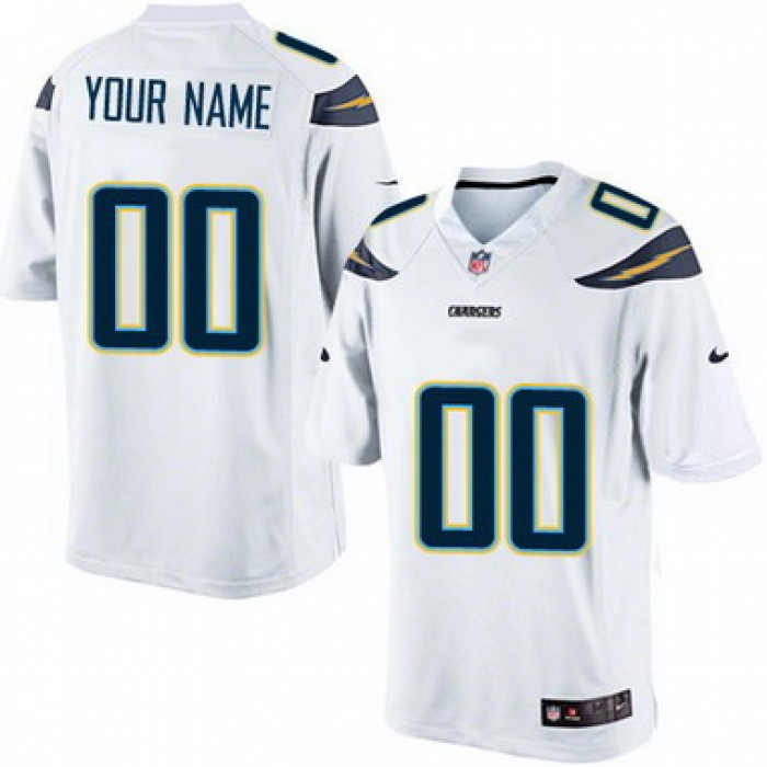 Kid's Nike San Diego Chargers Customized 2013 White Game Jersey