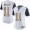 Nike Cowboys #11 Cole Beasley White Women's Stitched NFL Limited Gold Rush Jersey