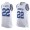 Men's Dallas Cowboys 22 E.Smith Nike White Printed Player Name & Number Tank Top