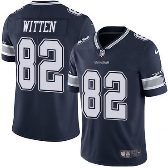 Nike Dallas Cowboys #82 Jason Witten Navy Blue Team Color Men's Stitched NFL Vapor Untouchable Limited Jersey
